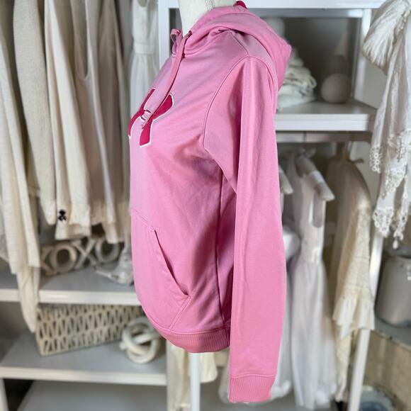 Under Armor sz small hooded sweat shirt, fun, athleisure, athletic, casual #4320 - Picture 4 of 8